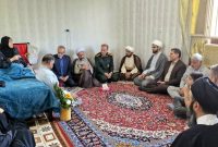 دیدار اعضای ستاد امر به معروف مناطق نفت‌خیز جنوب با خانواده شهید عبدالرضا بهمئی در جایزان