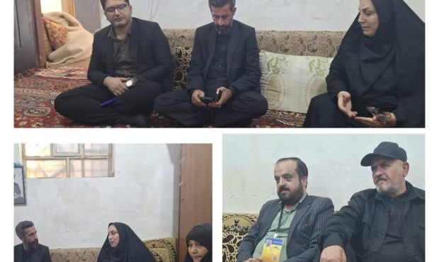 سفر مشاور مدیرعامل بانک دی و هیئت بنیاد شهید به خرمشهر و آبادان با همراهی سردار کربلایی حسین کرم‌نسب برای بررسی مشکلات خانواده‌های معظم شهدا